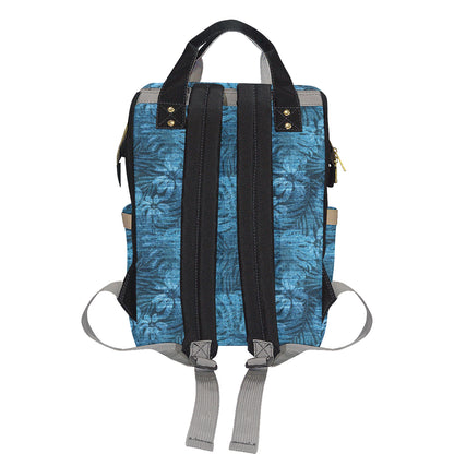Jean Tropical Pattern Print Design 04 Diaper Bag Backpack