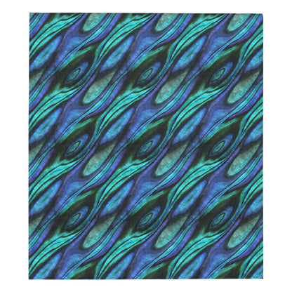 Abalone Pattern Print Design 03 Premium Quilt