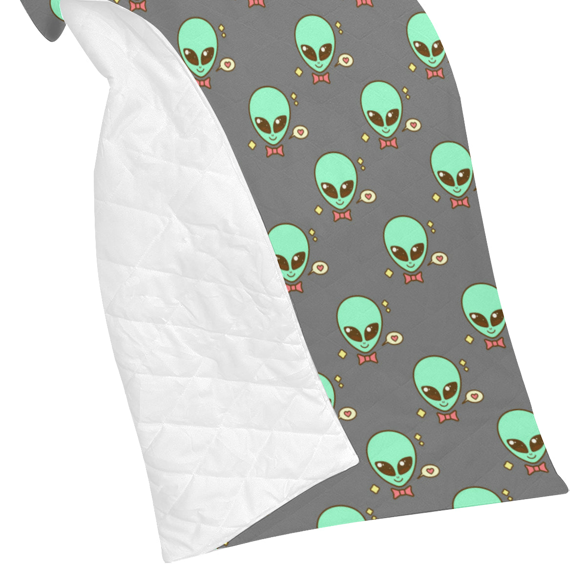 Alien Pattern Print Design 02 Premium Quilt