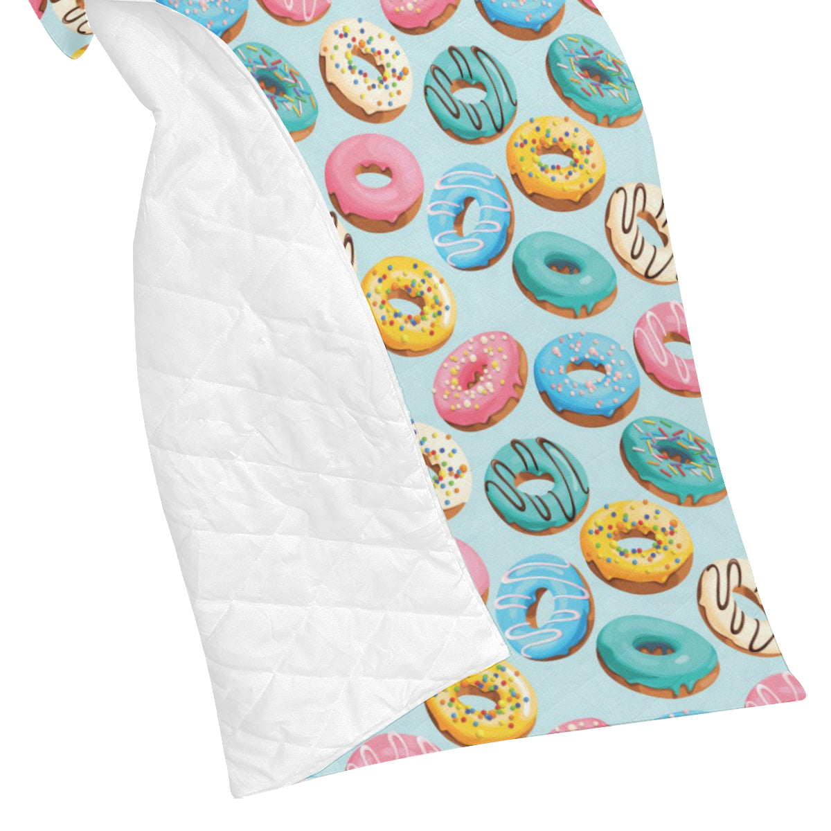 Donut Pattern Print Design DN05 Premium Quilt