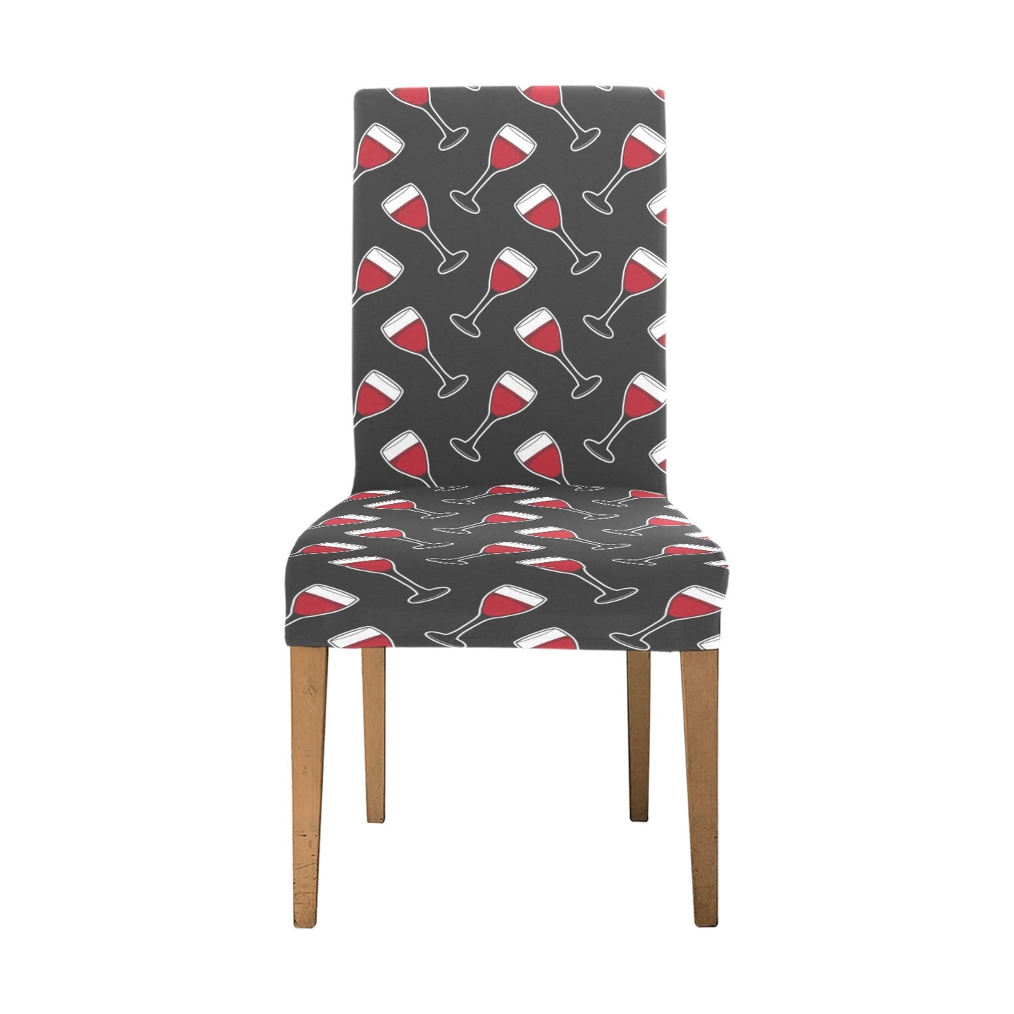 Wine Print Design LKS308 Dining Chair Slipcover