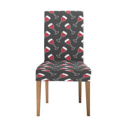 Wine Print Design LKS308 Dining Chair Slipcover
