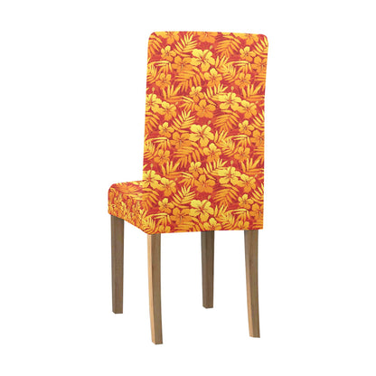 Hibiscus Summer Print Design LKS302 Dining Chair Slipcover