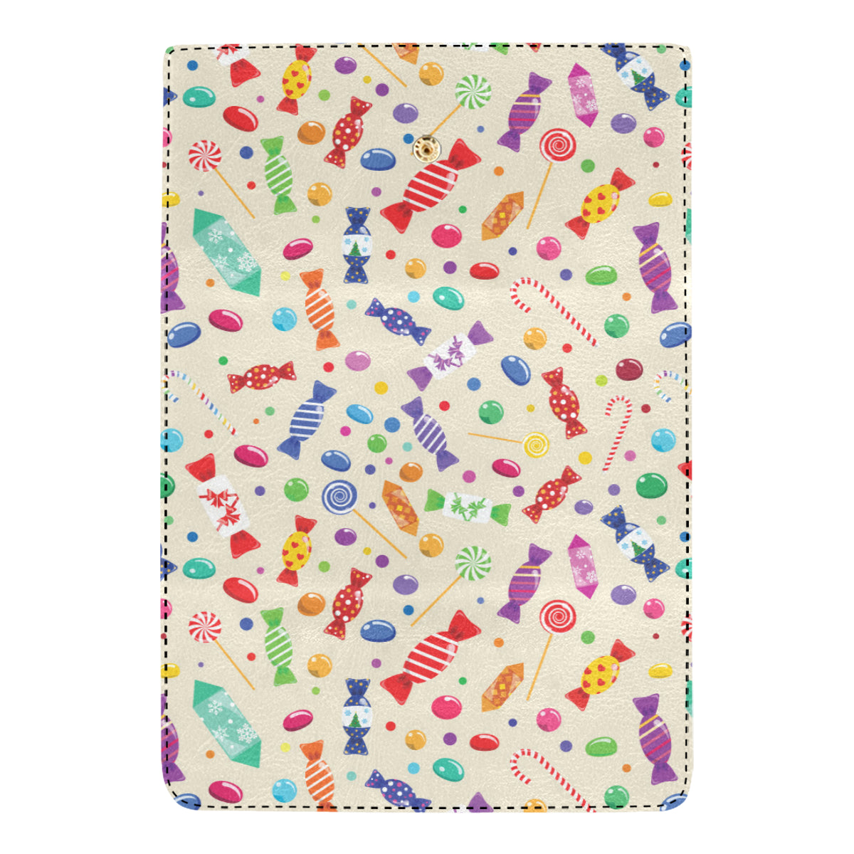 Candy Pattern Print Design 04 Women's Trifold Wallet