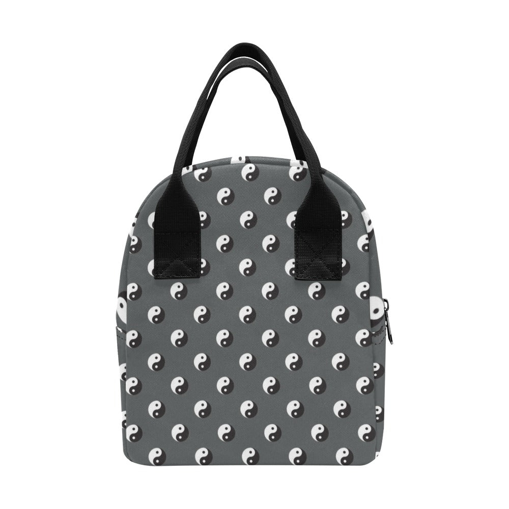 Yin Yang Print Design LKS303 Insulated Lunch Bag