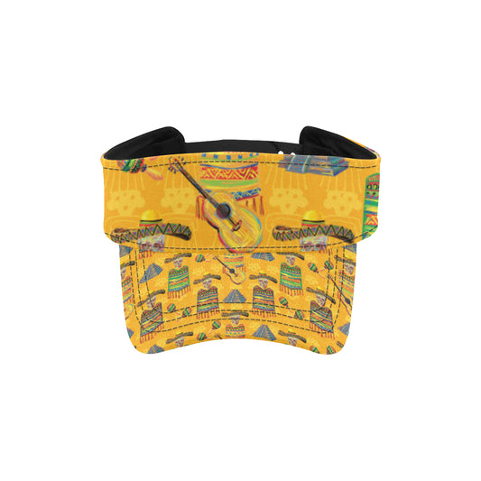 Maracas Mexican Style Pattern Print Design 02 Unisex Sun Visor