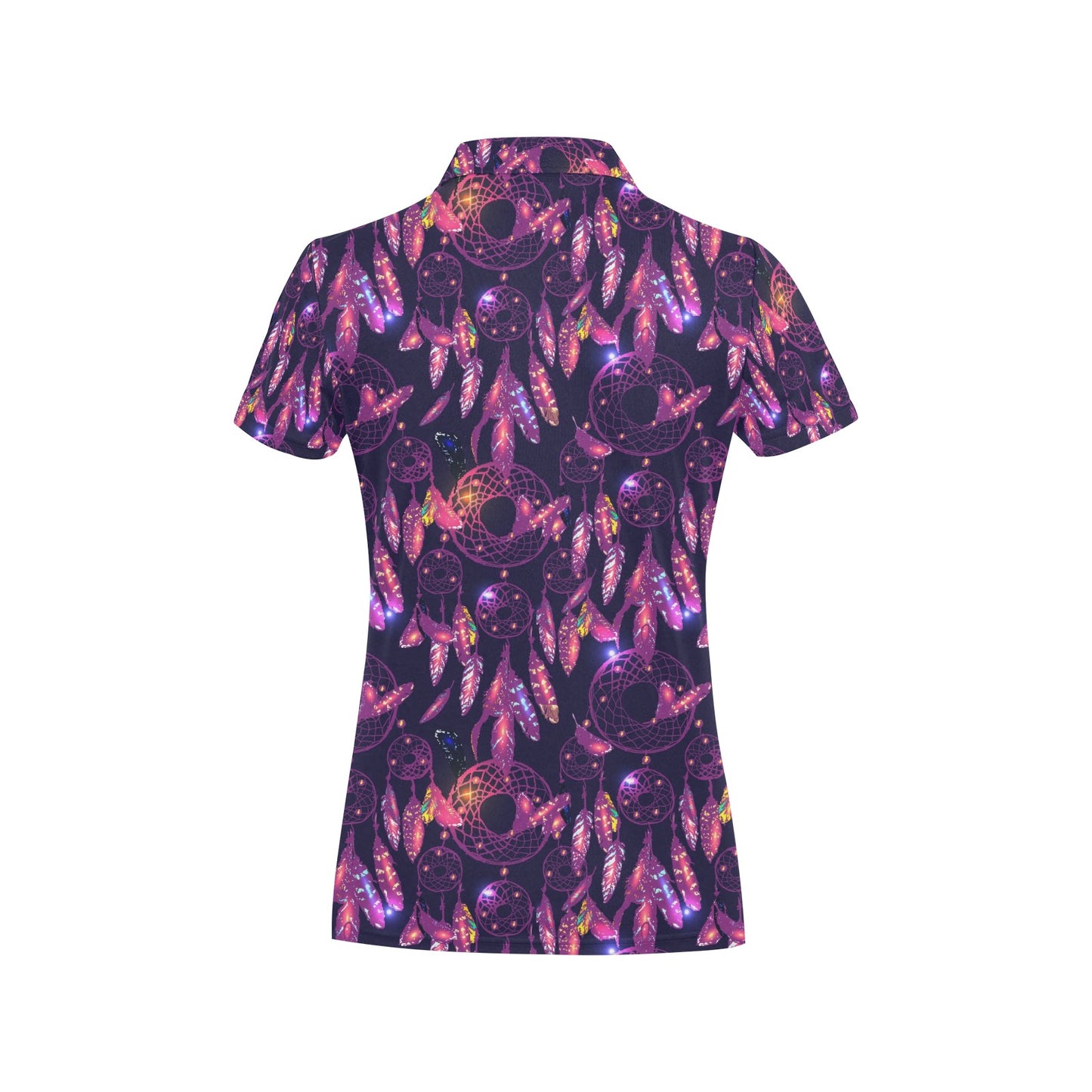 Dream catcher neon Women's Polo Shirt