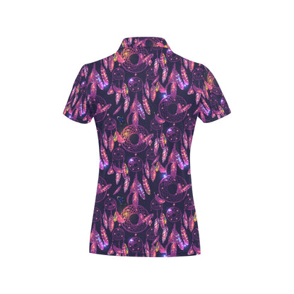 Dream catcher neon Women's Polo Shirt