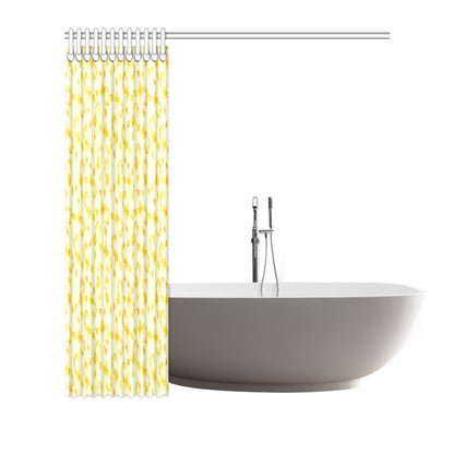 Childhood cancer Pattern Print Design 01 Shower Curtain