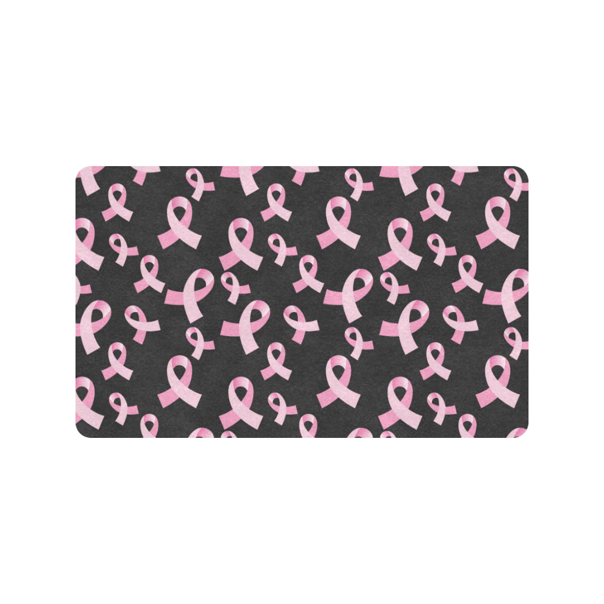 Breast Cancer Awareness Design Rubber Doormat