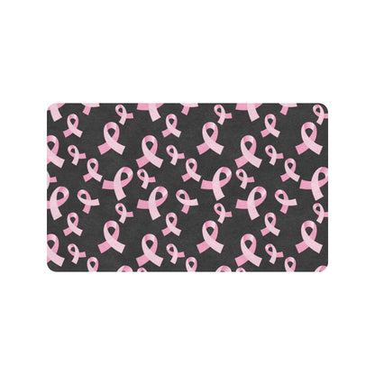 Breast Cancer Awareness Design Rubber Doormat