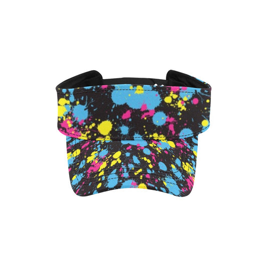Splatter Colorful Print Design LKS301 Unisex Sun Visor