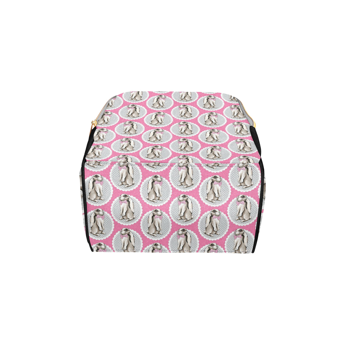 Rabbit Pattern Print Design RB019 Diaper Bag Backpack