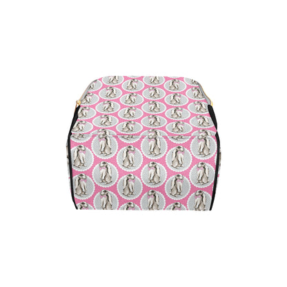 Rabbit Pattern Print Design RB019 Diaper Bag Backpack