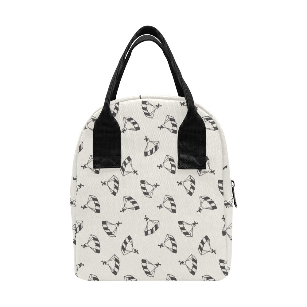 Skydiver Print Design LKS301 Insulated Lunch Bag