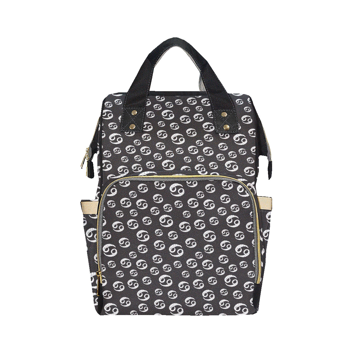 Cancer Zodiac Pattern Print Design 02 Diaper Bag Backpack