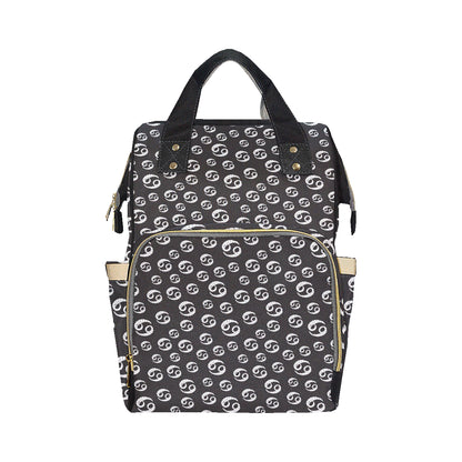 Cancer Zodiac Pattern Print Design 02 Diaper Bag Backpack