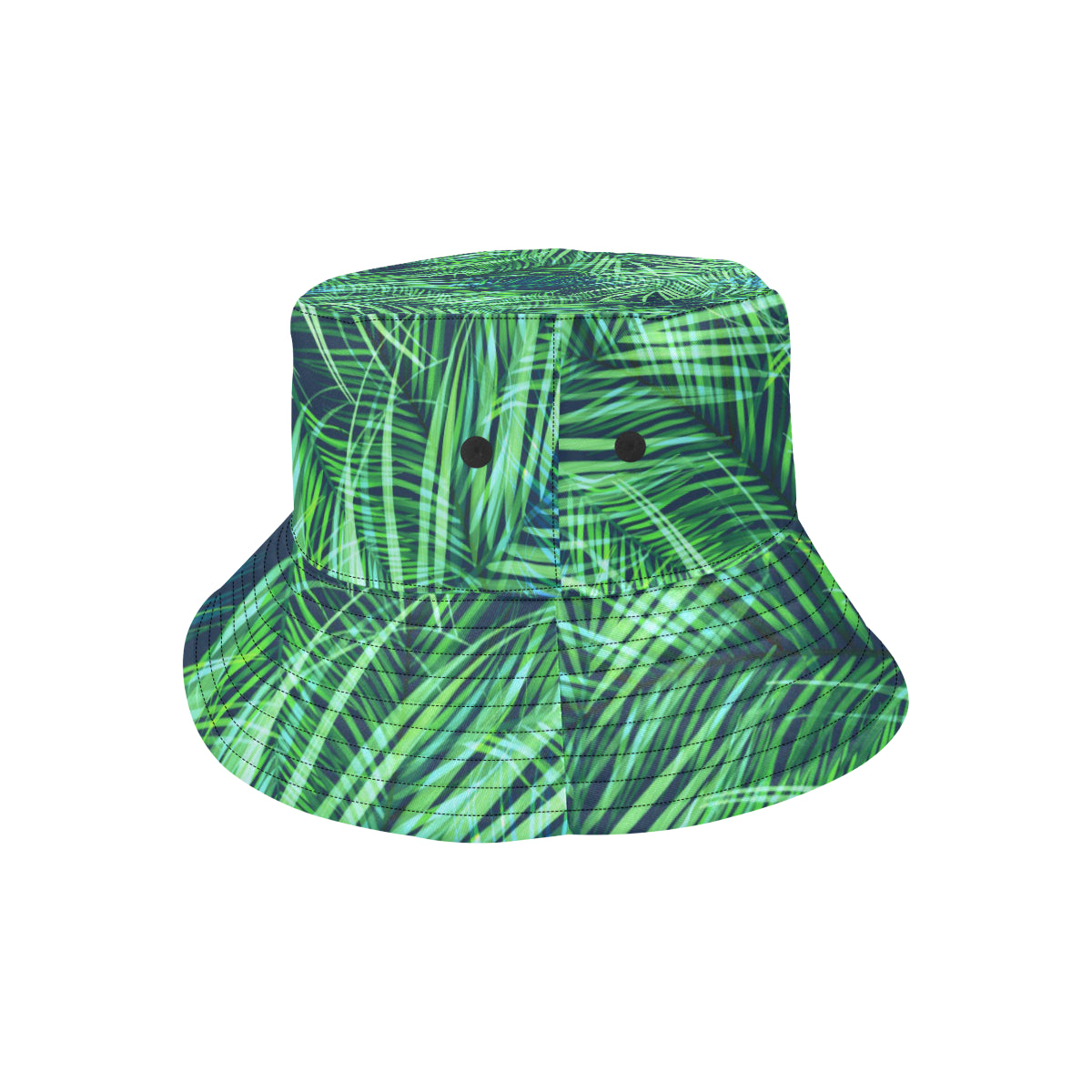 Palm Leaves Pattern Print Design PL02 Unisex Bucket Hat