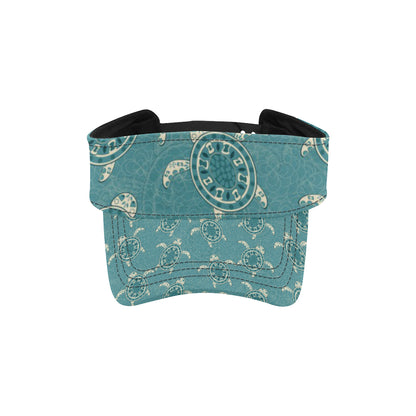 Sea Turtle Pattern Print Design T02 Unisex Sun Visor