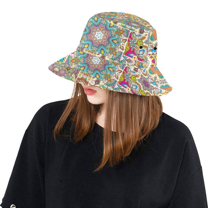 Patchwork Print Design LKS402 Unisex Bucket Hat