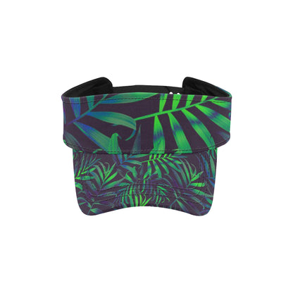 Palm Leaves Pattern Print Design PL01 Unisex Sun Visor