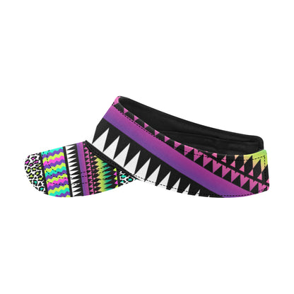 Animal Skin Aztec Rainbow Unisex Sun Visor