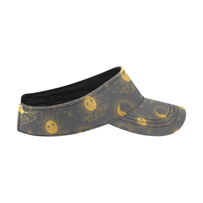 Sun Moon Print Design LKS305 Unisex Sun Visor