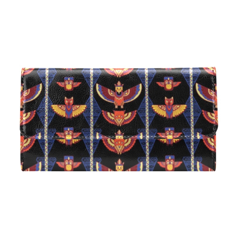 Totem Print Design LKS301 Women's Trifold Wallet