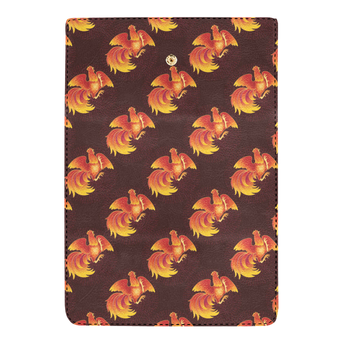 Rooster Pattern Print Design A04 Women's Trifold Wallet