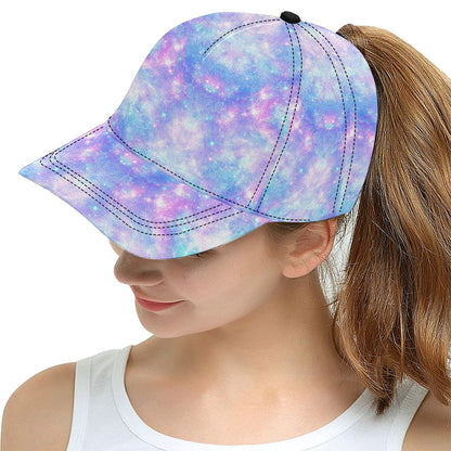 Galaxy Stardust Pastel Color Print Snapback Cap