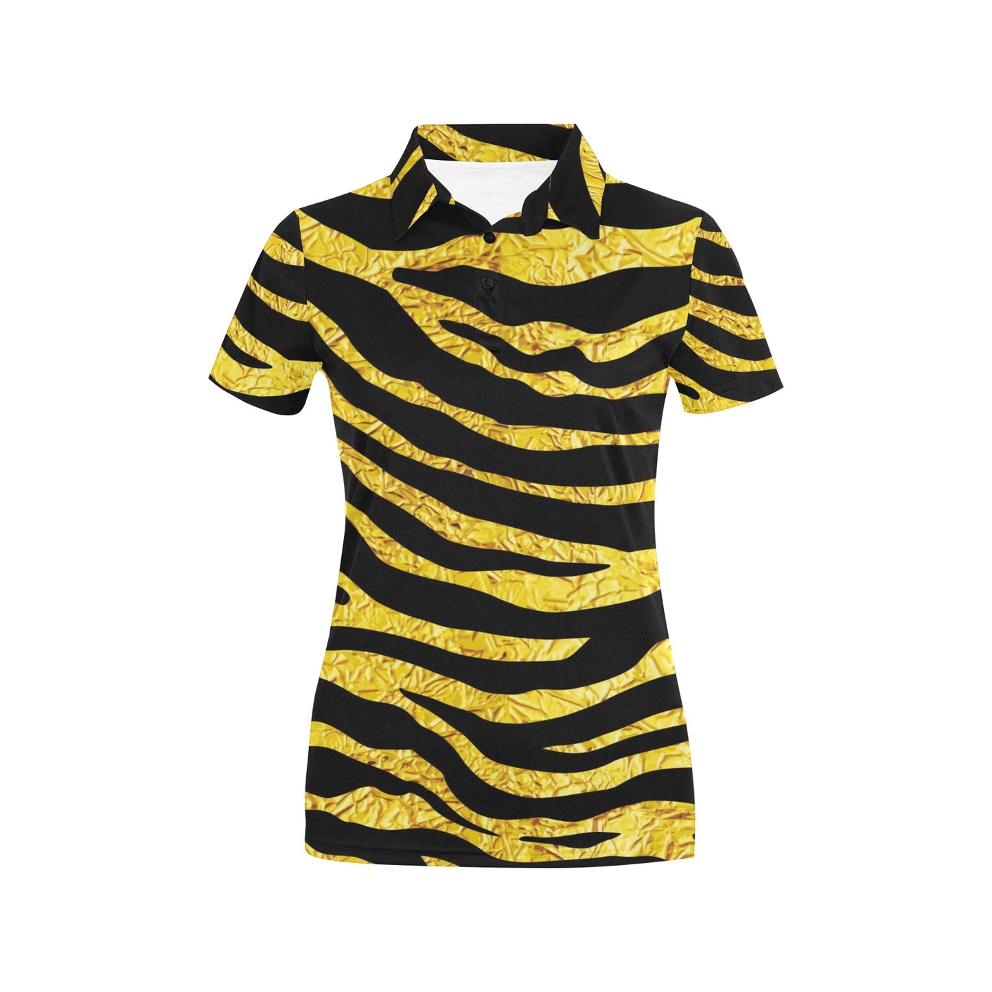 zebra Gold Women's Polo Shirt