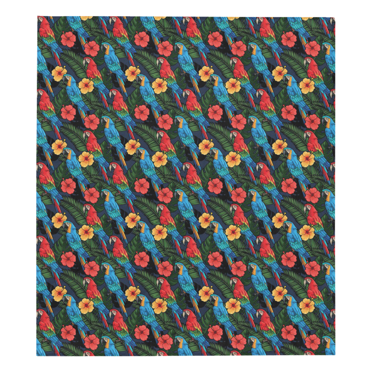 Parrot Pattern Print Design A01 Premium Quilt