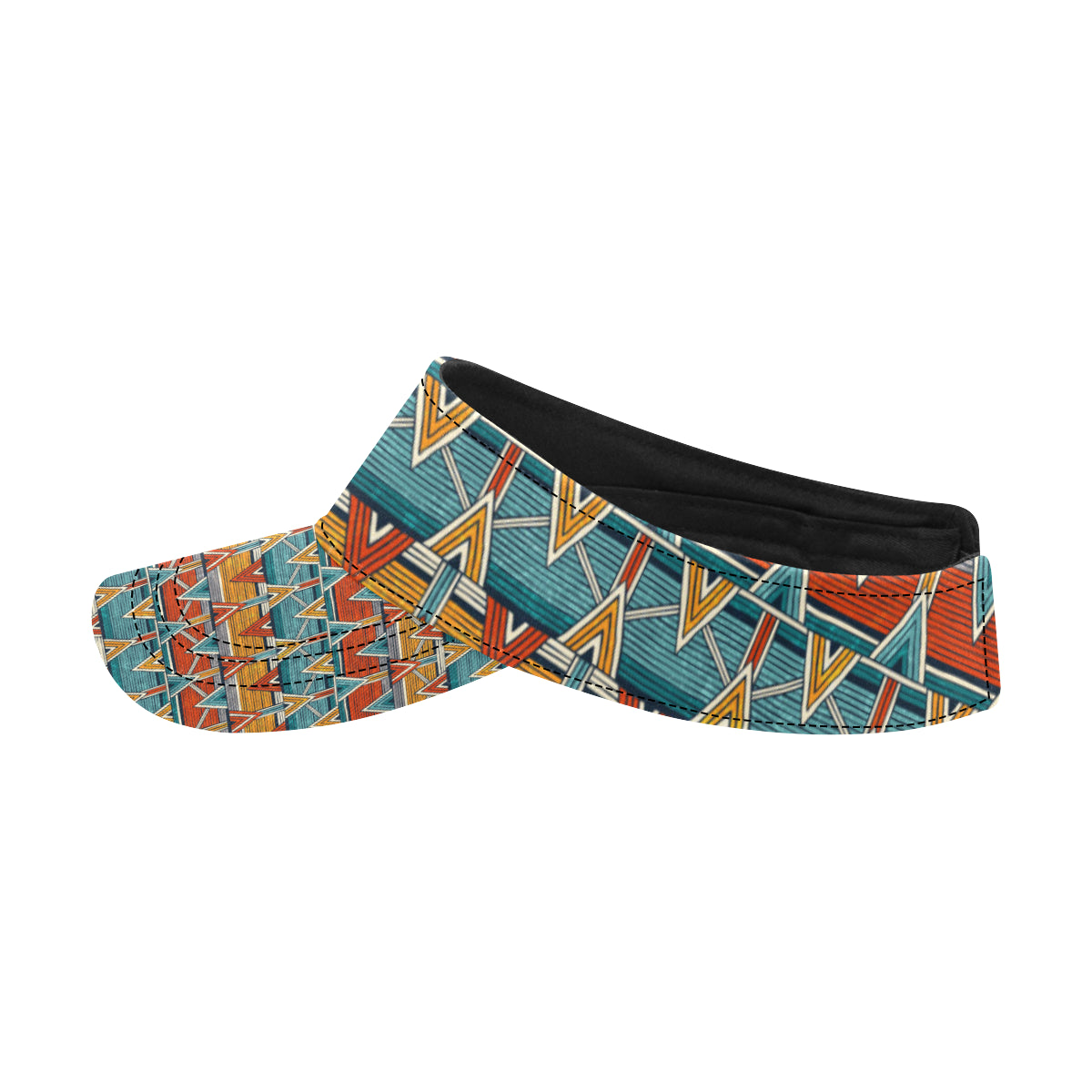 Kente Print African Design Themed Unisex Sun Visor