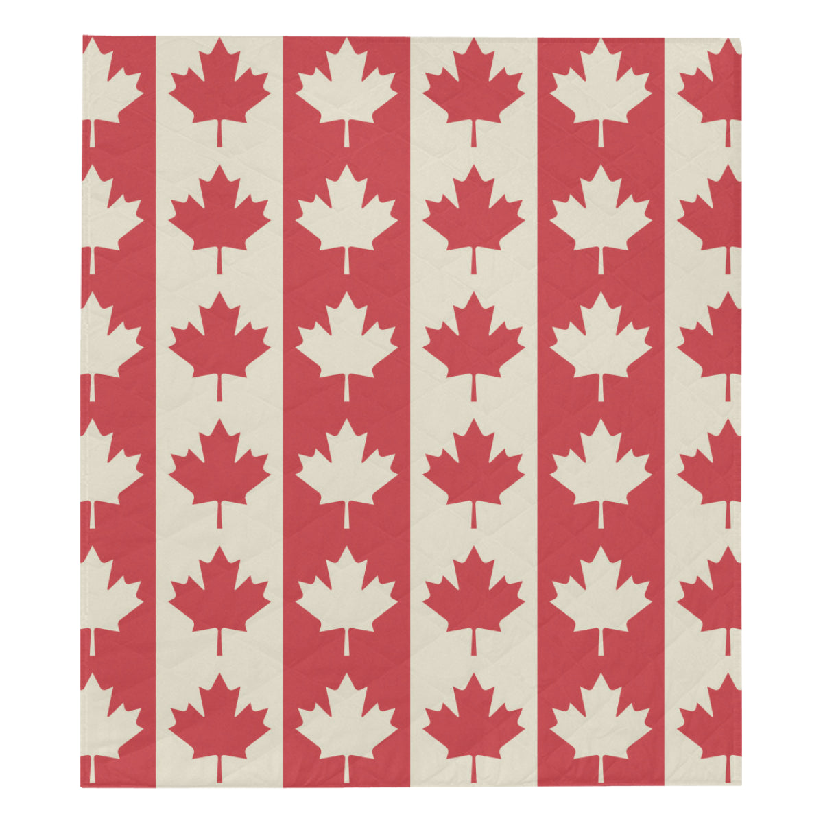 Maple Leaf Pattern Print Design 02 Premium Quilt