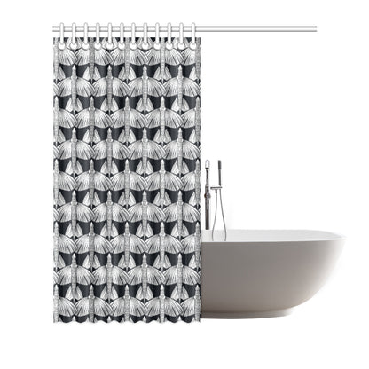 Flying Fish Pattern Print Design 03 Shower Curtain