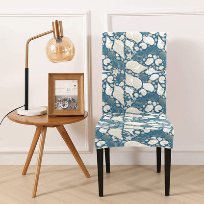 Seashell Print Design LKS308 Dining Chair Slipcover