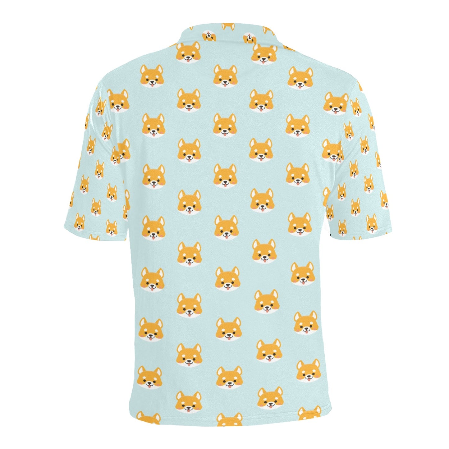 Shiba Inu Print Design LKS301 Men Polo Shirt