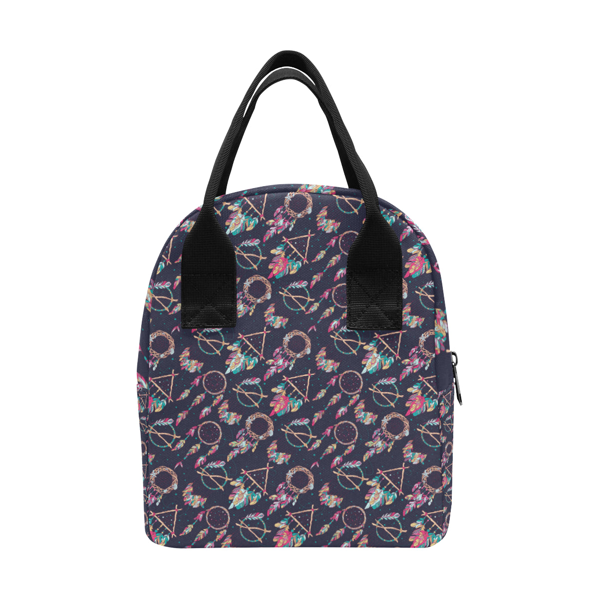 Boho Dream Catcher Colorful Insulated Lunch Bag