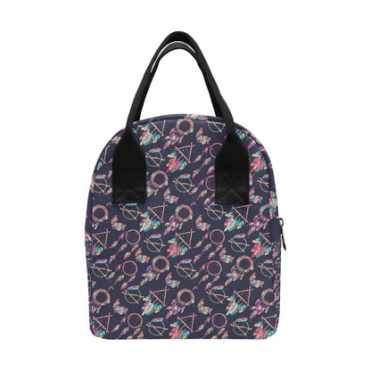 Boho Dream Catcher Colorful Insulated Lunch Bag