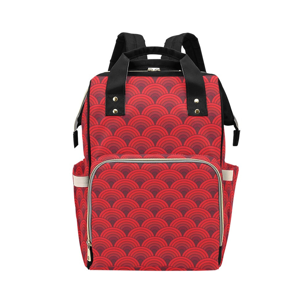 Scales Print Design LKS403 Diaper Bag Backpack