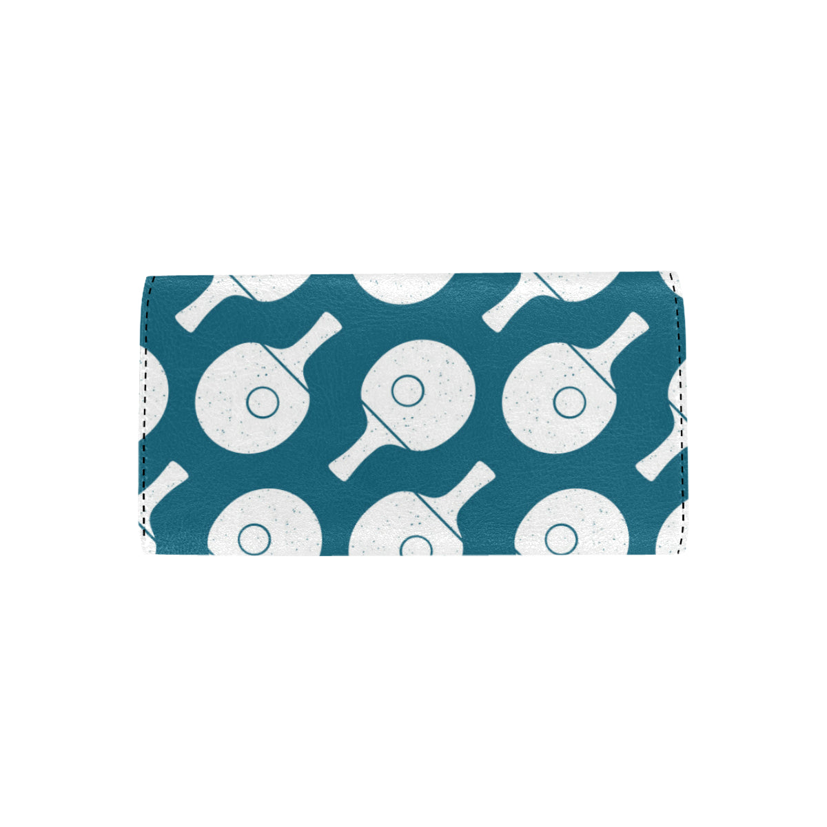 Ping Pong Pattern Print Design A02 Women's Trifold Wallet