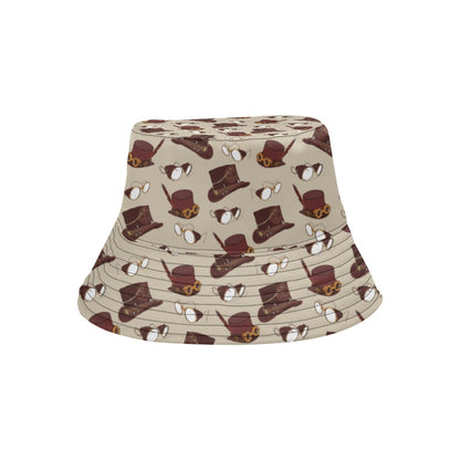 Steampunk Hat Print Design LKS301 Unisex Bucket Hat