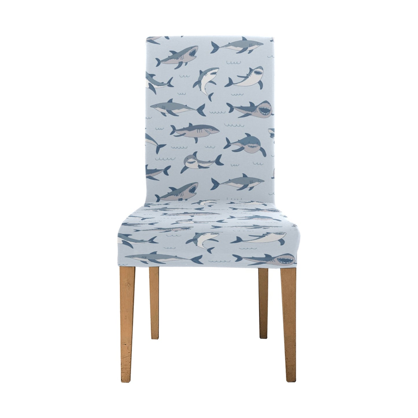 Shark Print Design LKS304 Dining Chair Slipcover