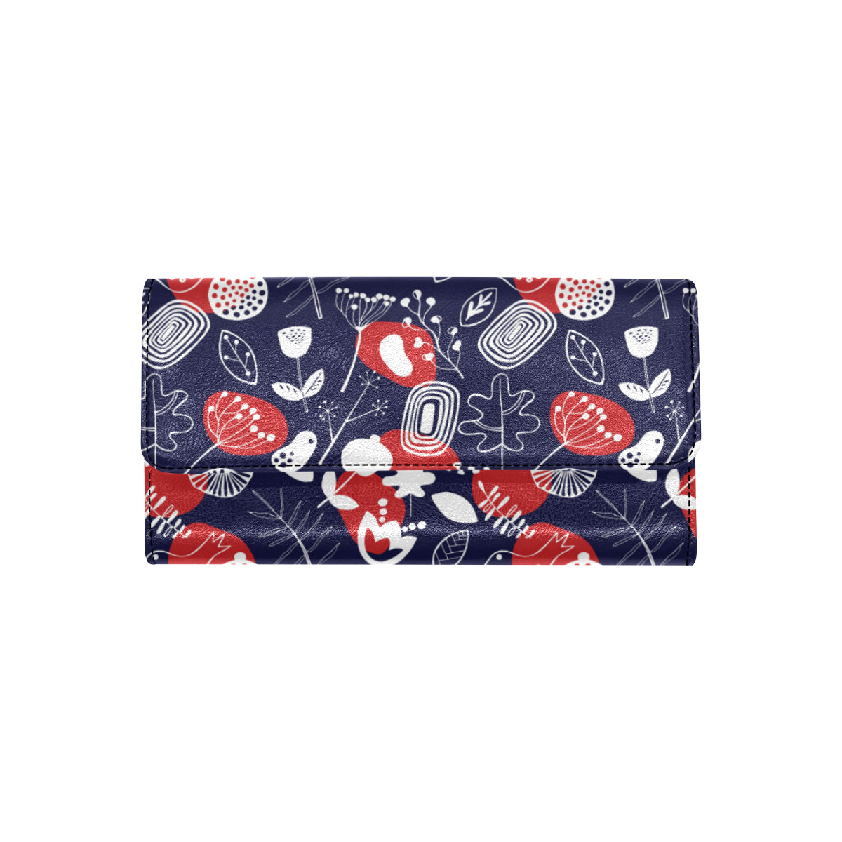 Nordic Pattern Print Design A02 Women's Trifold Wallet