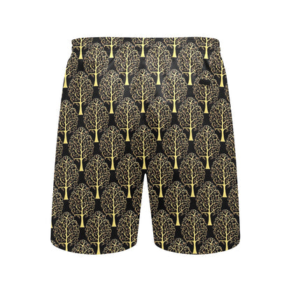 Tree Of Life Print Design LKS302 Men's Swim Trunks Beach Shorts