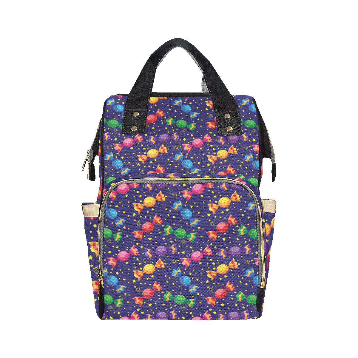Candy Pattern Print Design CA06 Diaper Bag Backpack