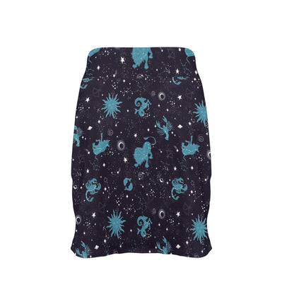 Zodiac Print Design LKS303 17" Golf & Pickleball Skort with Pockets