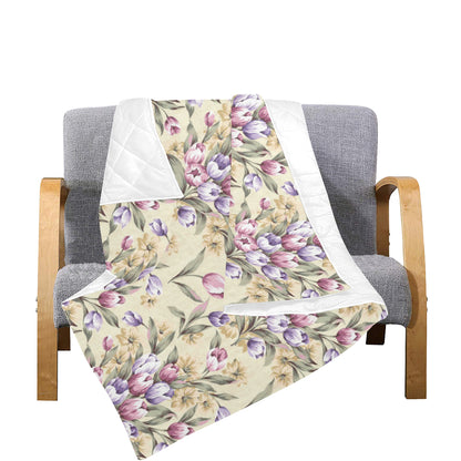 Tulip Pattern Print Design TP04 Premium Quilt