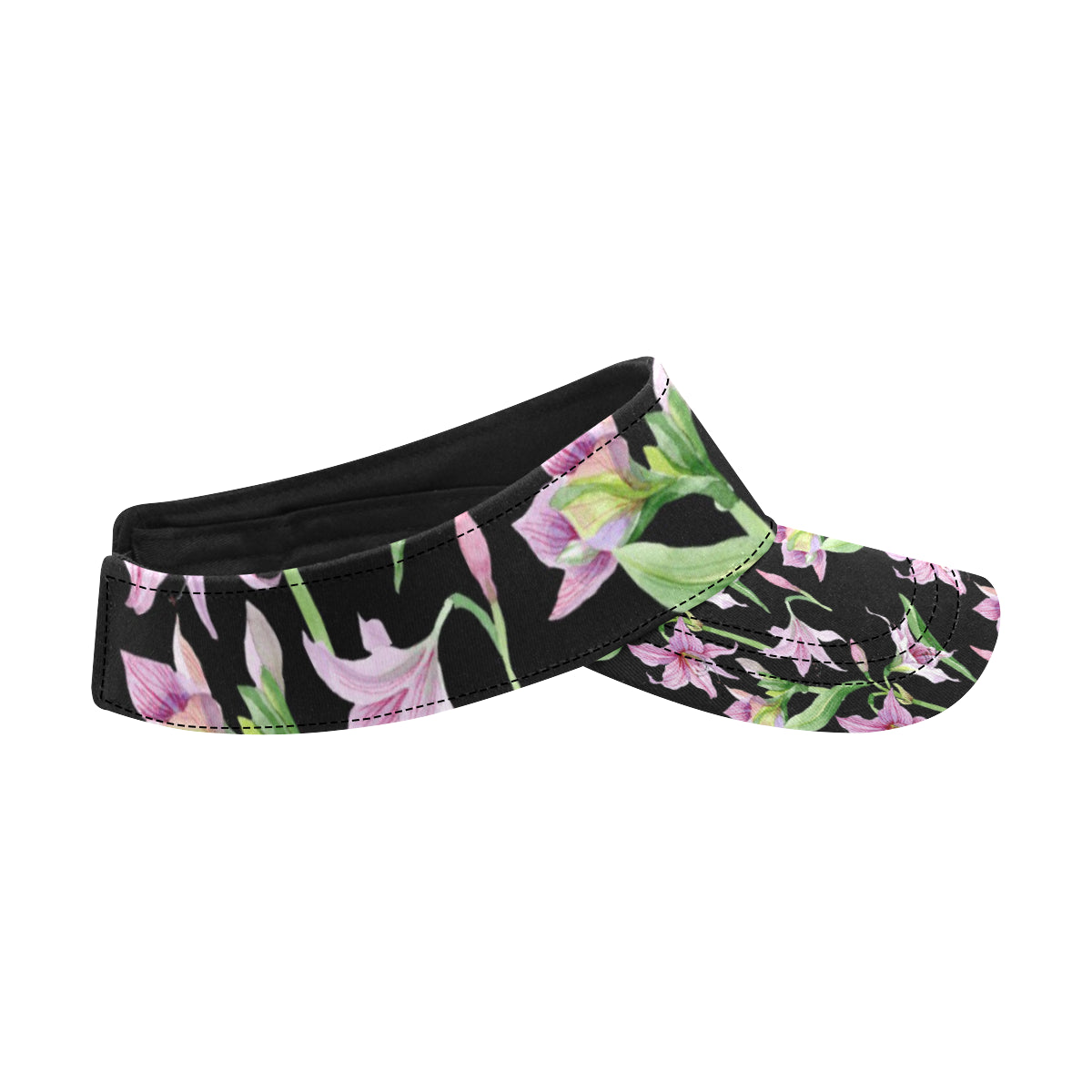 Amaryllis Pattern Print Design AL08 Unisex Sun Visor