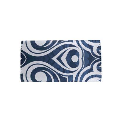Maori Pattern Print Design 01 Women's Trifold Wallet